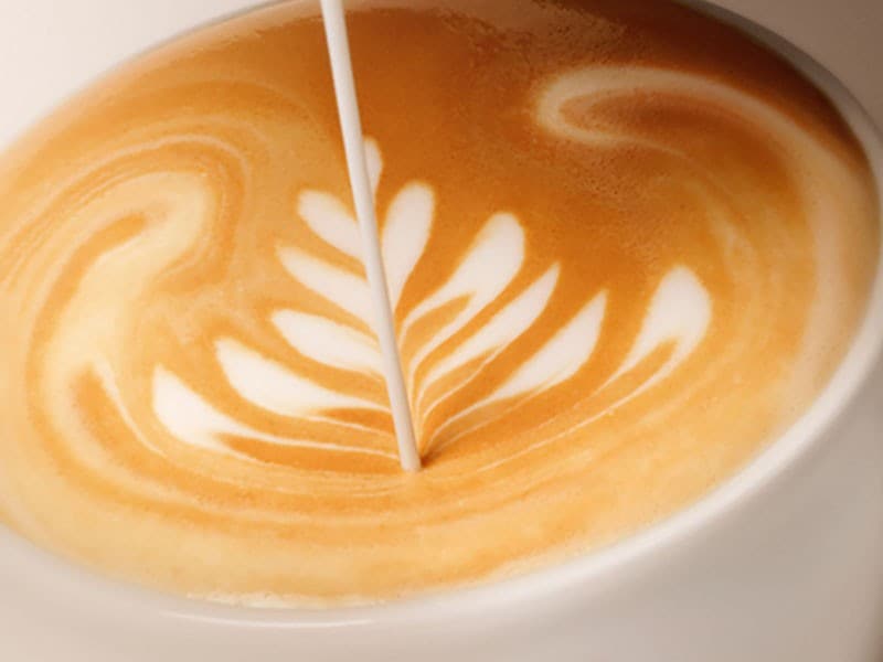 Foto cappuccino Latte Art