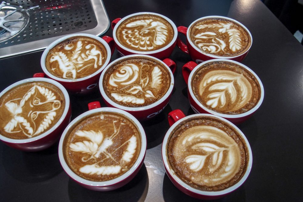 Foto cappuccini Latte Art